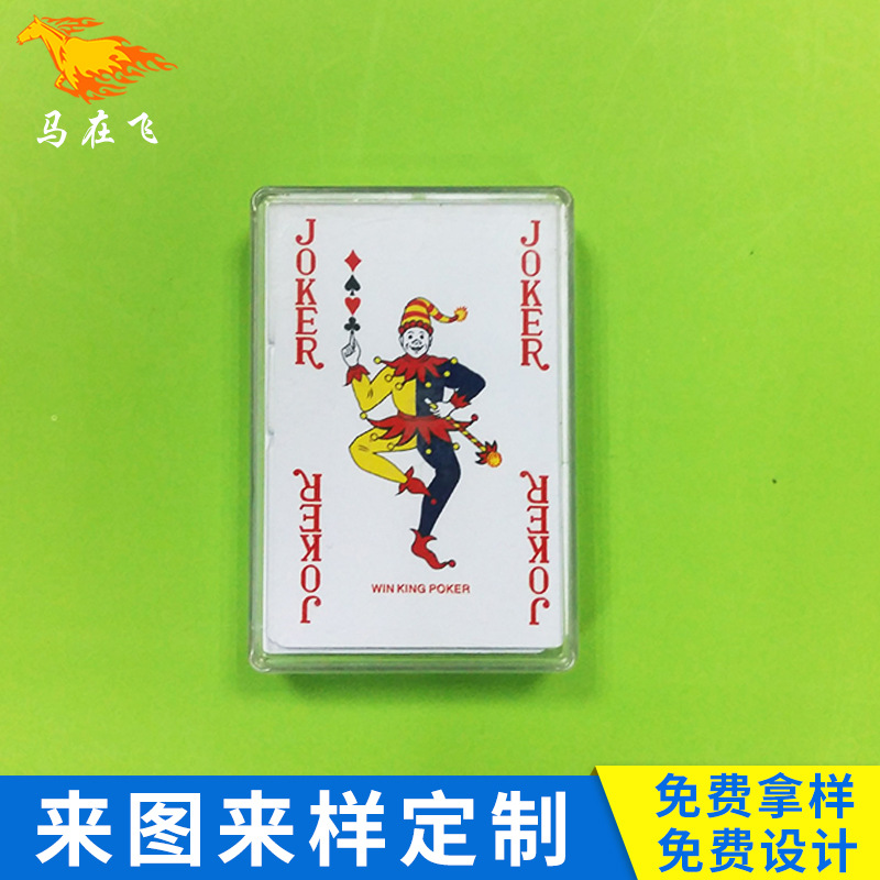 WINKING塑料盒PVC廣告撲克牌